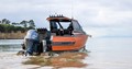 Cabine en alliage orange de 8.5m se mettant à l'eau